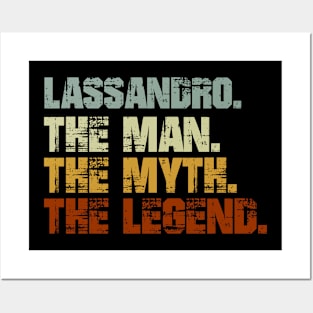 LASSANDRO The Man The Myth The Legend Posters and Art